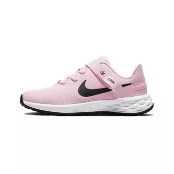 Детские кроссовки Nike Revolution 6 FlyEase PS Pink Foam Black Dark-Smoke-Grey DD1114-608 28