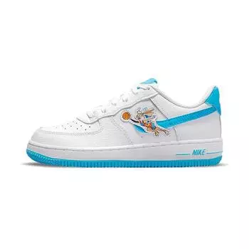 Детские кроссовки Nike Space Jam x Air Force 1 06 PS Hare White Light-Blue-Fury DM3355-100 31