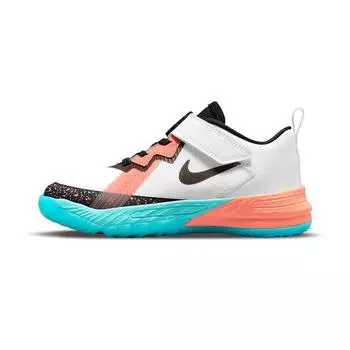 Детские кроссовки Nike Space Jam x LeBron 18 Low PS Lola Bunny White Summit-White Dynamic-Turquoise DJ3761-115 28