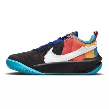 Детские кроссовки Nike Space Jam x Team Hustle D10 SE GS Tune Squad разноцветные, черные, Hyper-Royal DO6140-001 40