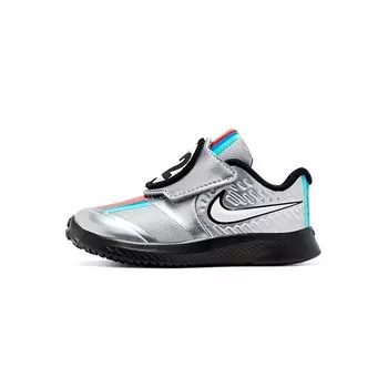 Детские кроссовки Nike Star Runner 2 Auto TDV Metallic Silver, белые CQ4223-001
