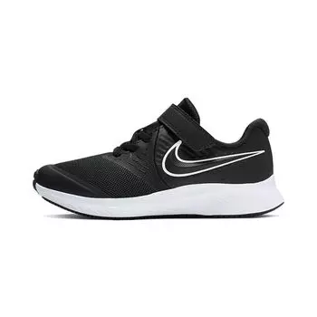 Детские кроссовки Nike Star Runner 2 PSV Black White-Black-Volt AT1801-001 28