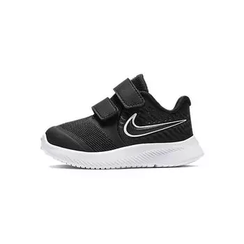 Детские кроссовки Nike Star Runner 2 TDV Black White-Black-Volt AT1803-001 US 5C