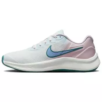 Детские кроссовки Nike Star Runner 3 GS White Pink Mineral Teal Pearl-Pink Cobalt-Bliss DA2776-102 38.5