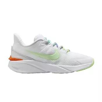 Детские кроссовки Nike Star Runner 4 Next Nature SE GS White Vapor Green Photon-Dust Total-Orange FN4979-100 37.5