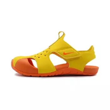 Детские кроссовки Nike Sunray Protect 2 PS Tour Желтые детские Total-Orange 943826-700