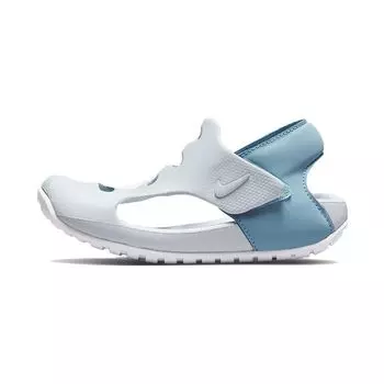 Детские кроссовки Nike Sunray Protect 3 PS Aura Worn Blue, белые DH9462-401