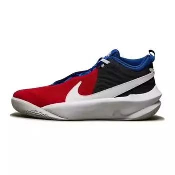 Детские кроссовки Nike Team Hustle D10 GS University Red Game Royal Off-Noir White CW6735-005 35.5