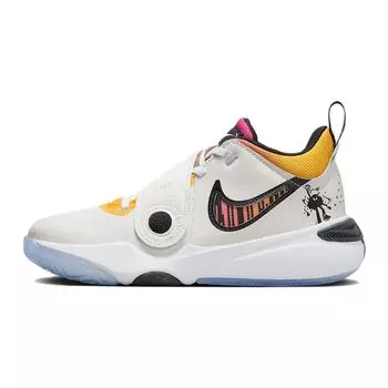 Детские кроссовки Nike Team Hustle D11 GS Doodles White Phantom Black FJ7688-101 36