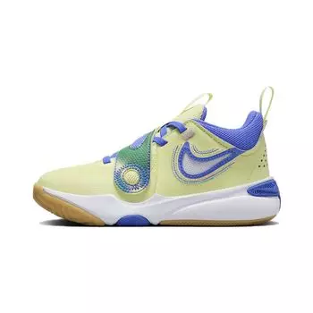 Детские кроссовки Nike Team Hustle D11 SE PS Luminous Green Ultramarine Средне-мягко-розовые Stadium-Green Light-Ultramarine FN6677-300 29.5
