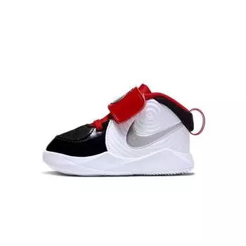 Детские кроссовки Nike Team Hustle D9 Auto TD Metallic Silver Black White CK0617-001