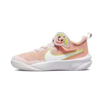 Детские кроссовки Nike Team Hustle D 10 Lil PS Peach Pink Атмосфера Crimson-Bliss DM4324-600 35