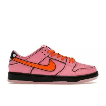 Детские кроссовки Nike The Powerpuff Girls x Dunk Low Pro SB QS PS Blossom Pink Lotus-Pink Digital-Pink FZ3351-600 33.5