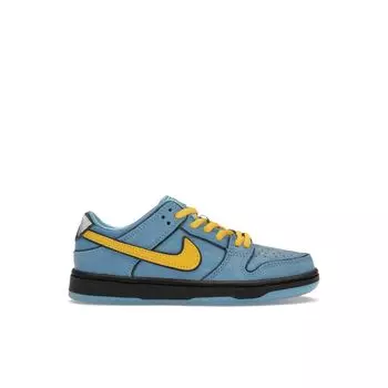 Детские кроссовки Nike The Powerpuff Girls x Dunk Low Pro SB QS PS Bubbles Blue Blue-Chill Deep-Royal-Blue FZ8833-400 33.5