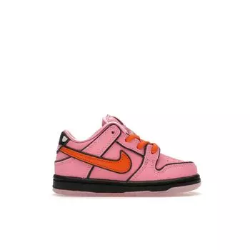 Детские кроссовки Nike The Powerpuff Girls x Dunk Low Pro SB QS TD Blossom Pink Lotus-Pink Digital-Pink FZ3352-600 25