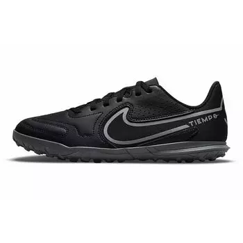 Детские кроссовки Nike Tiempo Legend 9 Club TF GS Black Iron Grey Metallic-Bomber-Grey DA1334-004 36