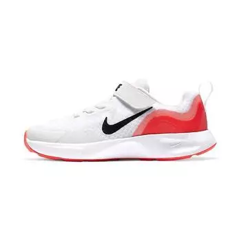 Детские кроссовки Nike Wearallday PS White Flash Crimson, черные CJ3817-100