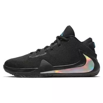 Детские кроссовки Nike Zoom Freak 1 GS черные мультифото-синие BQ5633-004