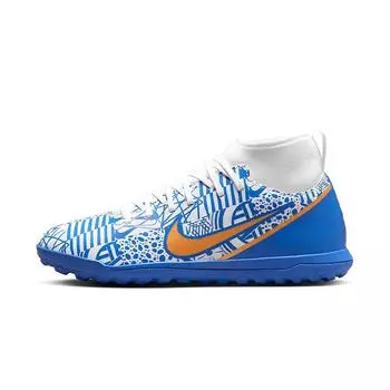 Детские кроссовки Nike Zoom Mercurial Superfly 9 Academy CR7 TF GS Azulejo Синий Белый Concord DQ5330-182 38.5
