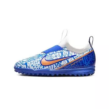 Детские кроссовки Nike Zoom Mercurial Vapor 15 Academy CR7 TF GS Azulejo Синий Белый Concord DV8190-182 29.5