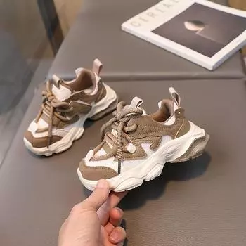 Детские кроссовки, новые летние спортивные сандалии для мальчиков и девочек, дышащие сетчатые сандалии для бега, детская модная брендовая обувь с мягкой подошвой 30