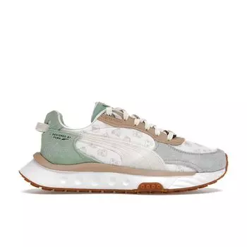 Детские кроссовки Puma Animal Crossing x Wild Rider Big Kid New Horizons Blue Light-Sky Whisper-White 383070-01 37