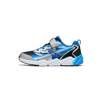 Детские кроссовки Saucony Flash 3.0 A/C Big Kid, черные, синие хромированные SK267480 29