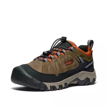 Детские кроссовки TARGHEE IV LOW WP DARK FLAME см [Keen] OLIVE/GOLD 16.0