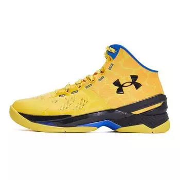 Детские кроссовки Under Armour Curry 2 Retro GS Double Bang Желтый Steeltown-Gold Taxi 3026302-700 38.5