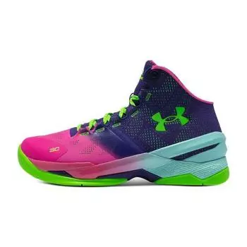 Детские кроссовки Under Armour Curry 2 Retro GS Northern Lights 2022 Разноцветные 3026053-600 39