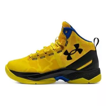 Детские кроссовки Under Armour Curry 2 Retro PS Double Bang Желтый Steeltown-Gold Taxi 3026303-700 31