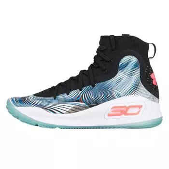 Детские кроссовки Under Armour Curry 4 Mid GS More Magic 2017 Multi-Color Black White 1295995-008
