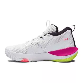 Детские кроссовки Under Armour Embiid One GS Draft Night White Pink-Surge 3023529-103