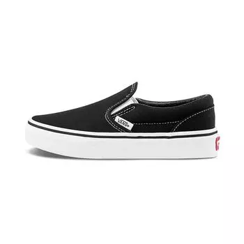 Детские кроссовки Vans Classic Slip-On Kids Черные детские кроссовки Белые VN000ZBU6BT 29