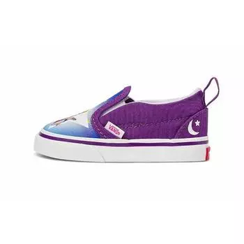 Детские кроссовки Vans Sailor Moon x Slip-On V Toddler Pretty Guardian — сине-фиолетовые детские кроссовки VN0A5EFK5RH 25.5