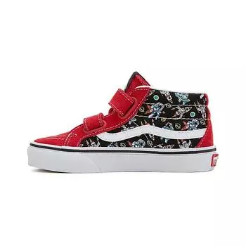Детские кроссовки Vans Sk8-Mid Reissue V Kids DJ Rocket Jam Red Dj-Rocket-Jam-Black Multi VN0A38HHBOQ 27