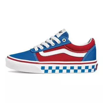 Детские кроссовки Vans Ward Kids Checker Tape Blue Princess-Blue Racing-Red VN0A38J9V0X