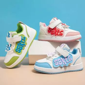 Детские кроссовки Весна и Осень Новые повседневные туфли Нескользящая износостойкая обувь для спорта на открытом воздухе 27 красный