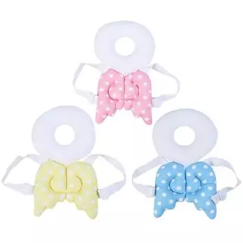 Детские крылья, защита головы, детская подушка для подголовника, милые подушки для детской шеи one size синий