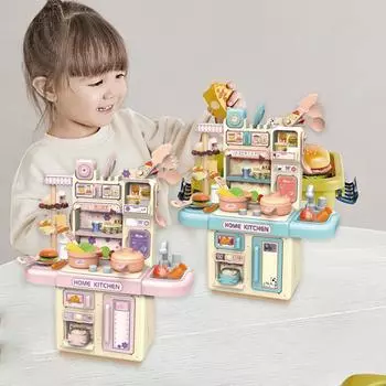 Детские кухонные игрушки Кухонные принадлежности Моделирование Может Быть Набором Столов Для Приготовления Пищи Домик One Size