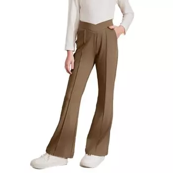 Детские леггинсы для танцев, тренировок, бега, йоги 110 коричневый