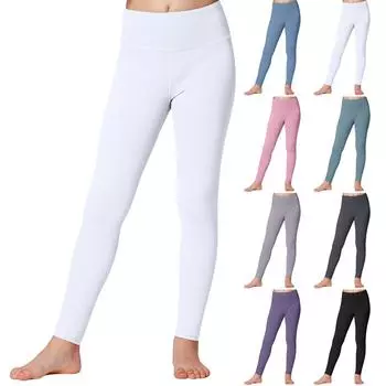 Детские леггинсы для танцев, тренировок, бега, йоги 110 фиолетовый