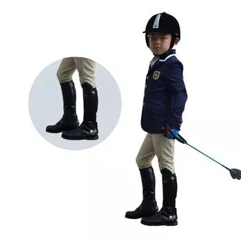 Детские леггинсы для верховой езды L чёрный