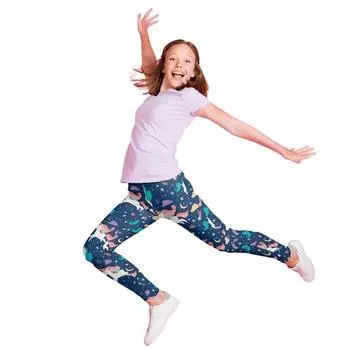 Детские леггинсы с принтом для девочек Детские леггинсы Брюки 110