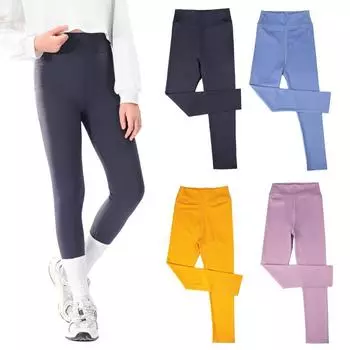 Детские леггинсы Спортивные длинные брюки Штаны для йоги Детские танцевальные леггинсы 120 серый