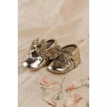 Детские лоферы из натуральной кожи Bobby Gold