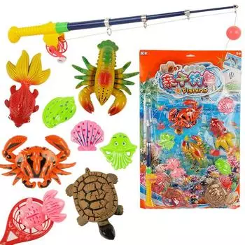 Детские магнитные игрушки для рыбалки, игры для родителей и детей, развивающие игрушки