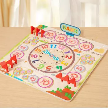 Детские математические игры Элементарные обучающие игрушки Обучающие ресурсы Образовательная настольная игра для