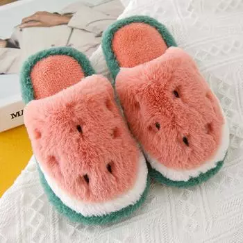 Детские милые новые домашние тапочки из нескользящего хлопка 32/33 inner length19 cm