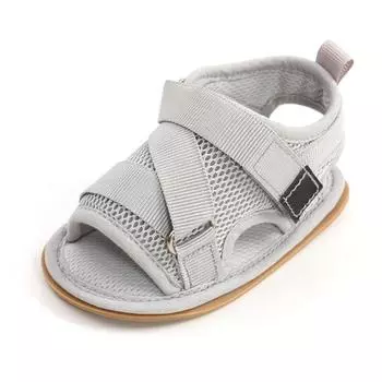 Детские милые прогулочные туфли на мягкой нескользящей подошве 6-12/M